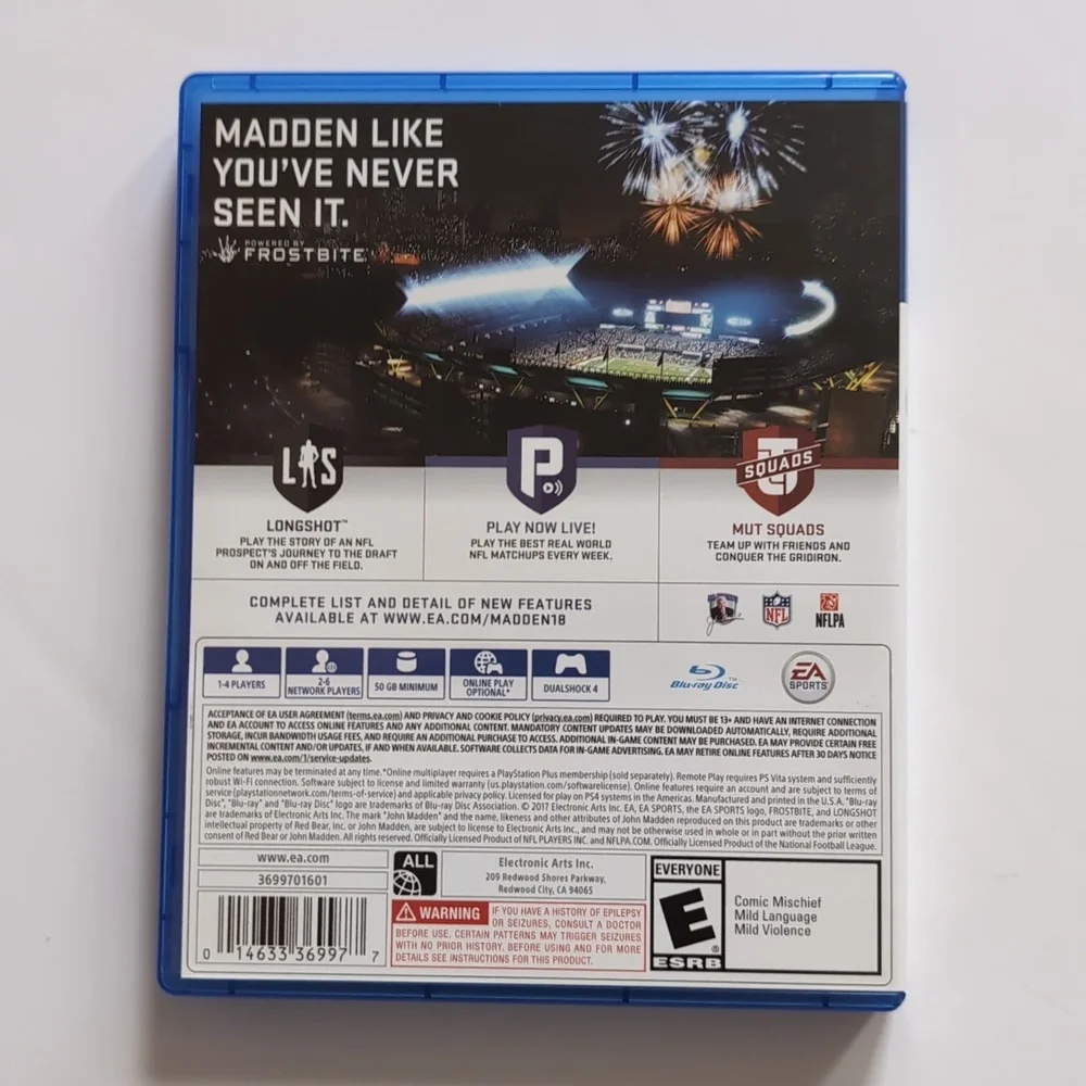 Madden 18 for PlayStation4